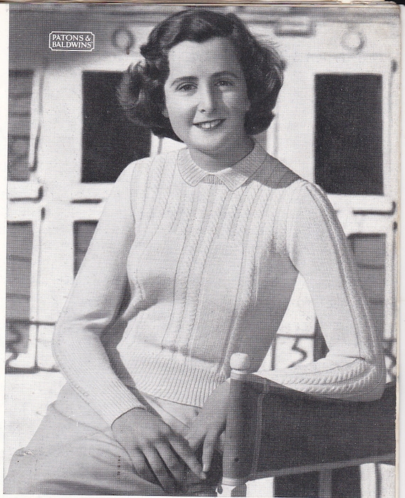 Patons & Baldwins Knitting Pattern No 329 For Children Girls (Vintag...