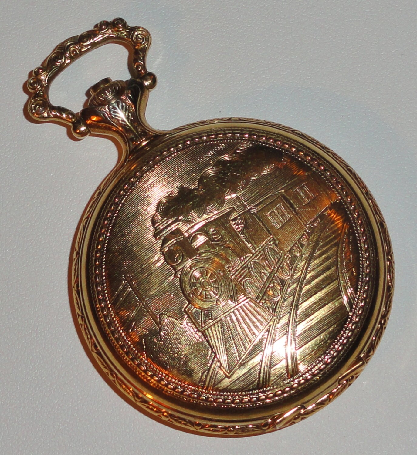 timex train pocket watch