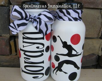 Gymnastics Sport Water Bottle - Gymnastics Gift Idea- Dance