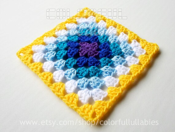 crochet pattern square granny pillows Square of of Granny 7 the Crochet Pattern Double collection No chart.