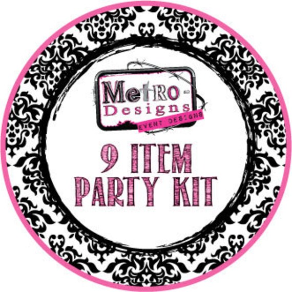 9 Item Party Kit - Buyers Choice Il_570xn