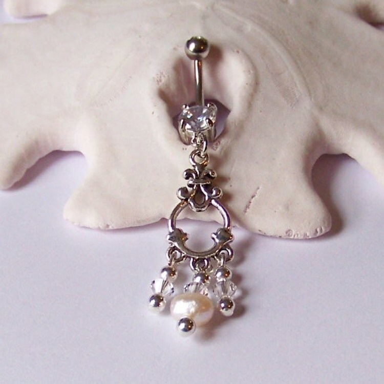 Belly Button Ring Belly Button Jewelry Navel by JeweledNavel