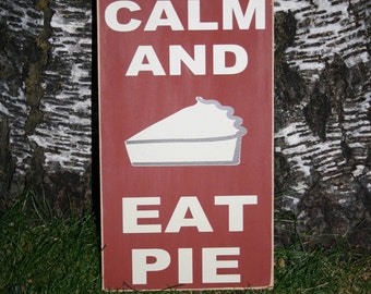 Thanksgiving Vinyl Board 'Keep Calm and Eat Pie' Family Dinner