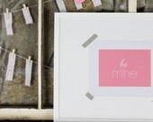 Valentine's Day "Be Mine" Art Print Il_170x135