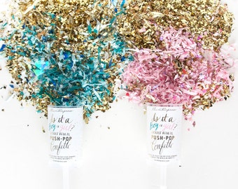 The Original Gender Reveal Push-Pop Confetti®