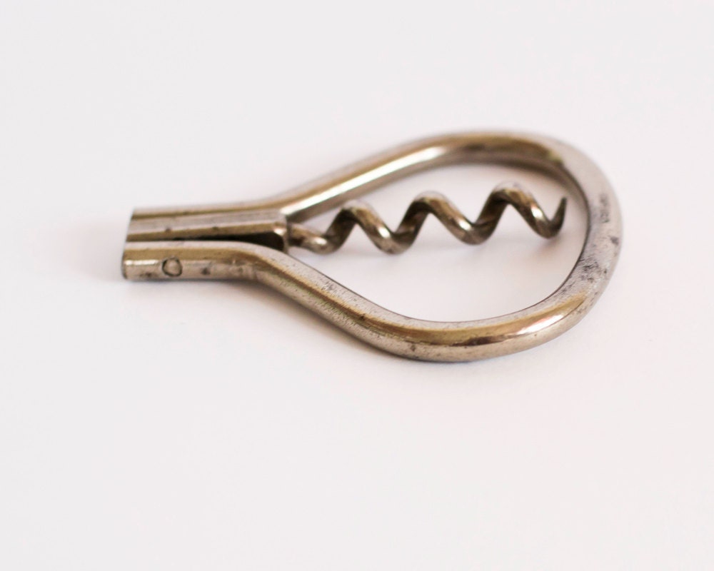 Swedish Folding Bow Corkscrew. Old Rare Folding Corkscrew Pocket
