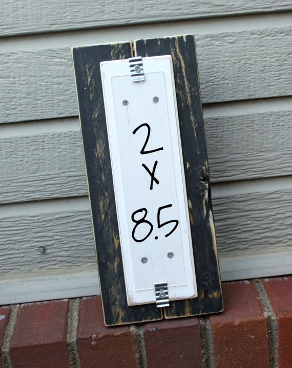 Photo Booth Picture Frame Distressed Wood Boards Holds a