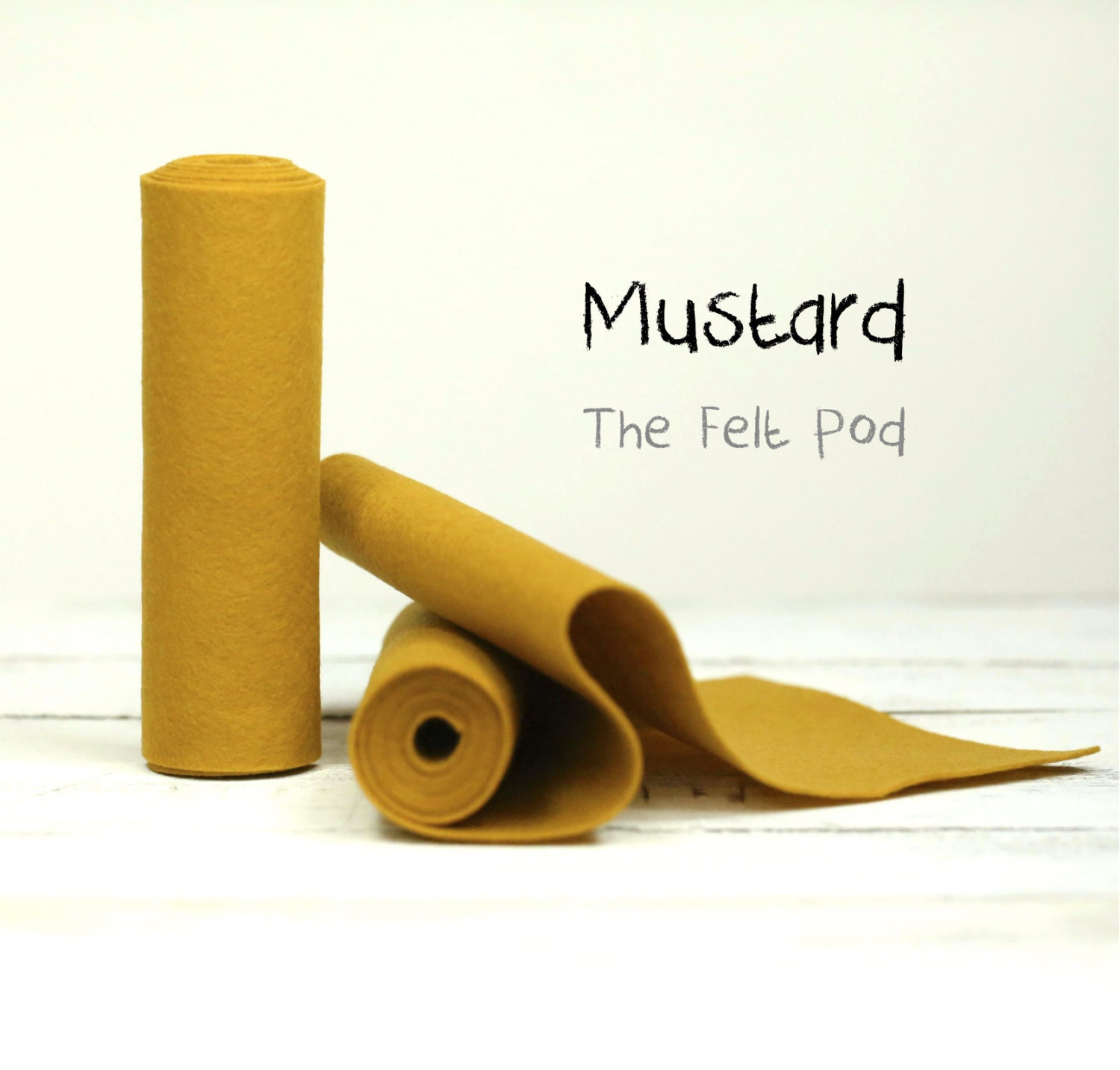 Download Wool Felt Roll in color MUSTARD 100% Wool Felt 5 X