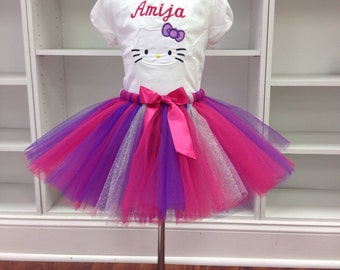 Items similar to Hello Kitty Tutu Dress Girls Halloween Costume ...