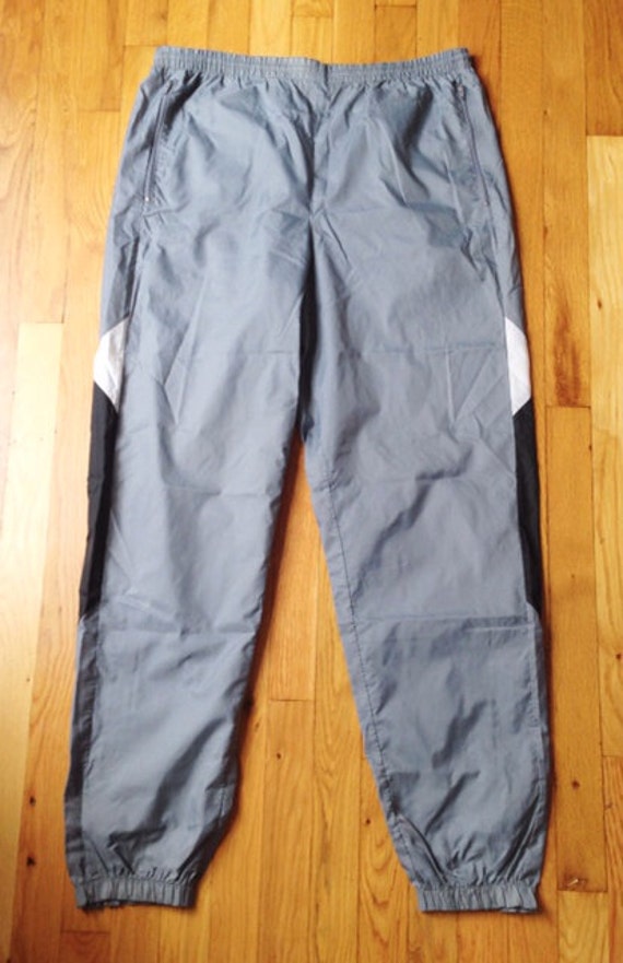 vintage nike grey tag track pants size large