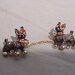 Adorable Mid-Century Scatter Pins 2 Dogs with Chain Scotties