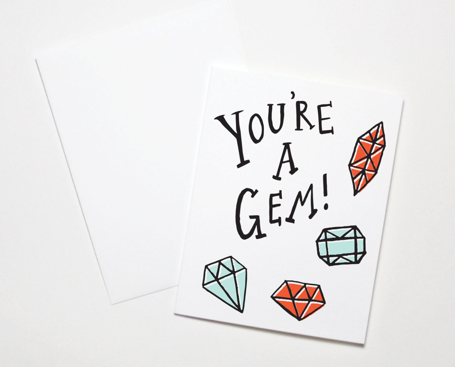 Thank You Card You're A Gem