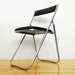 Chrome and Vinyl Folding Chair