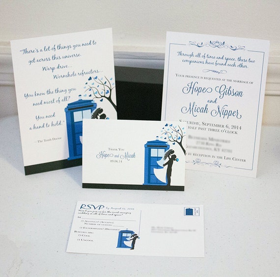 Doctor Who Invitations 9