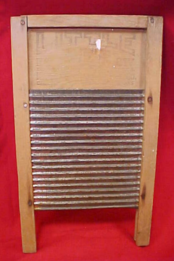 vintage Wash Scrub Board with Character Rustic by