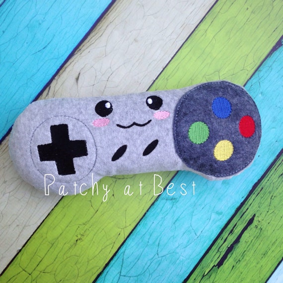 SALE Kawaii Retro Game Controller Plush Softie by ThePlayGourmet
