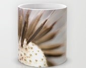 Dandelion Mug - Coffee Mug - Ceramic - Nature Photo Mug - 11 oz Mug - 15 oz Mug - Made to Order