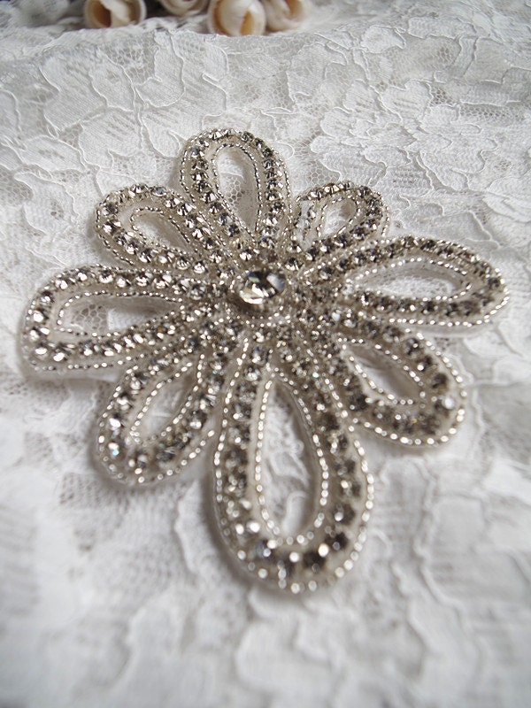 crystal applique rhinestone Applique swarovski crystal