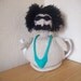 Knitted Tea Cosy Cosie Cozy Borat in his green Mankini Shabby Chic