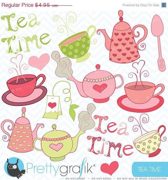 60% OFF SALE Teapot clipart, commercial use, vector graphics, digital clip art, digital images - CL405 Il_570xn