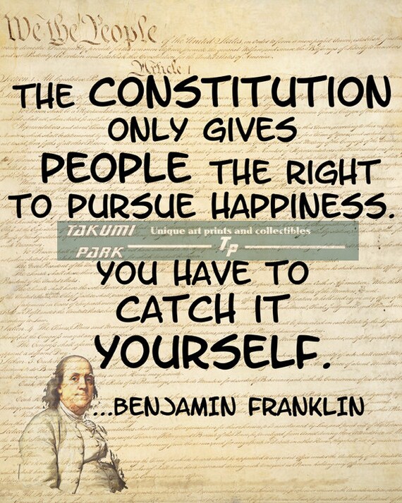 Benjamin Franklin Quote Constitution Wall Art By TakumiPark