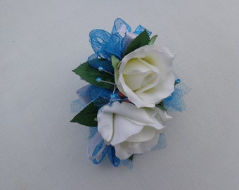 corsage wrist boutonniere piece roses pink