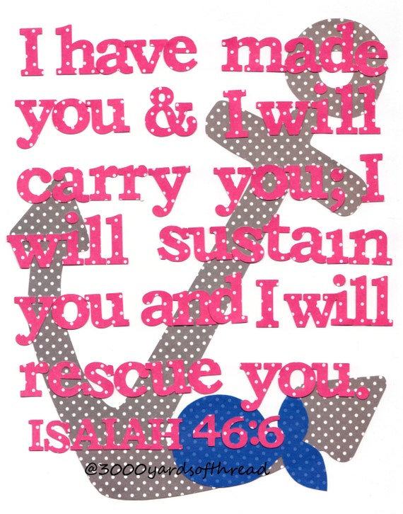 Nautical Bible Verse Nursery art prints baby decor kids wall