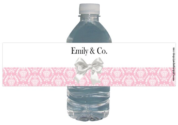 Tiffany & Co. (10ct) Water bottle labels Bridal Baby Shower Birthday Il_570xn