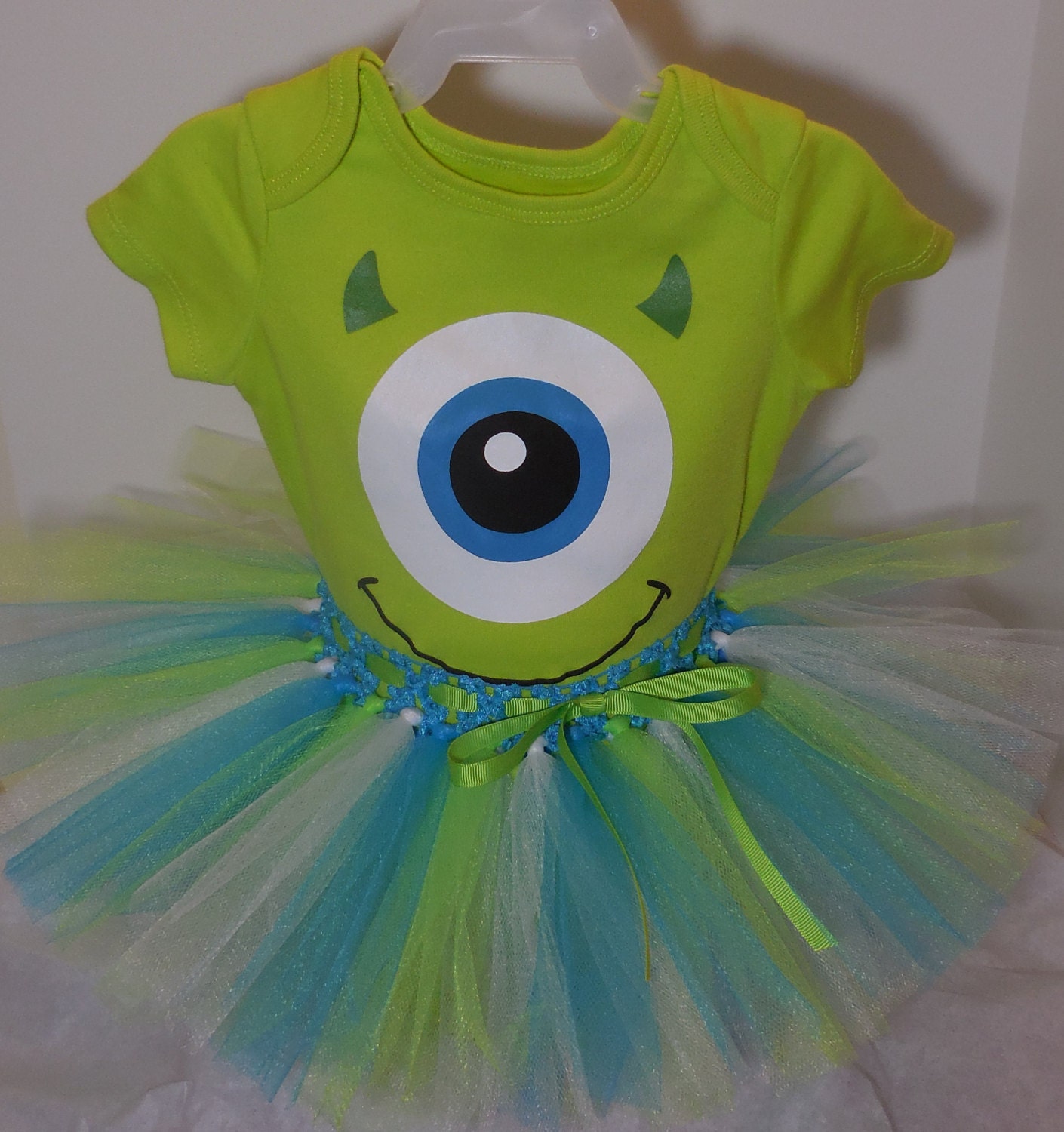 3/6 months size Mike Wazowski Monsters Inc Tutu