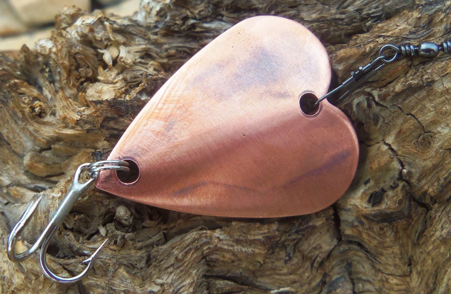 Unique Gift Fishing Lure Available in Steel Copper Bronze