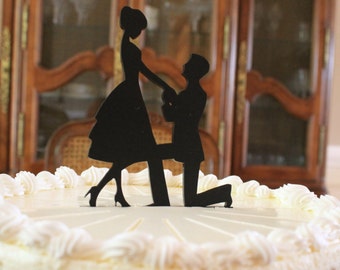 Engagement Cake Topper - Ashley