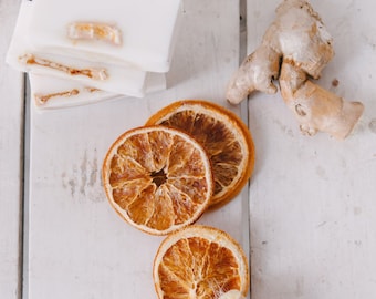 ORANGE GINGER SOAP | Organic | Glow | Radiant Skin