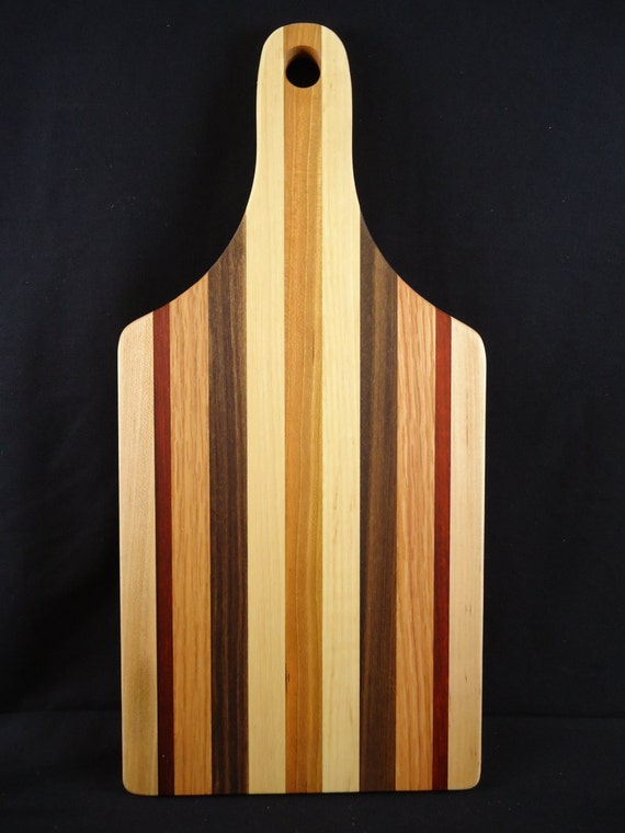 Handmade Wooden Cutting Board w/Handle