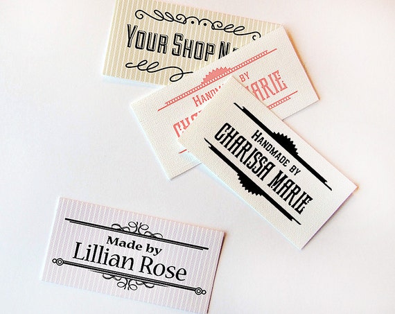 vintage design 2 custom fabric label sew on iron on 80 vintage design 2 custom fabric label sew on iron on 80