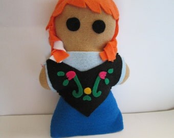 Frozen inspired Princess Anna Plush