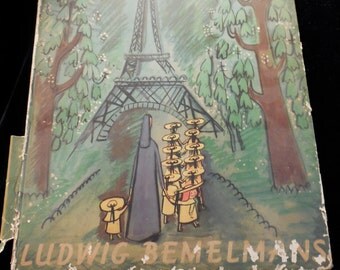 SALE!Classic Children's book, Madeline. Loved by generations of children First Edition Madeline by Ludwig Bemelman " .. old house in Paris"