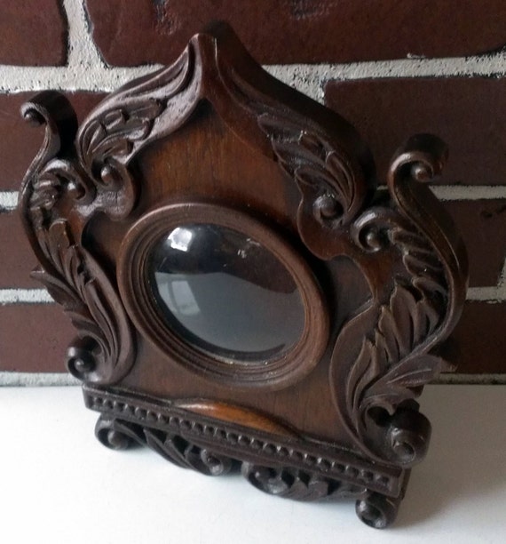 Vintage Empty Wood Clock Case Picture Frame by HunkoFunko on Etsy