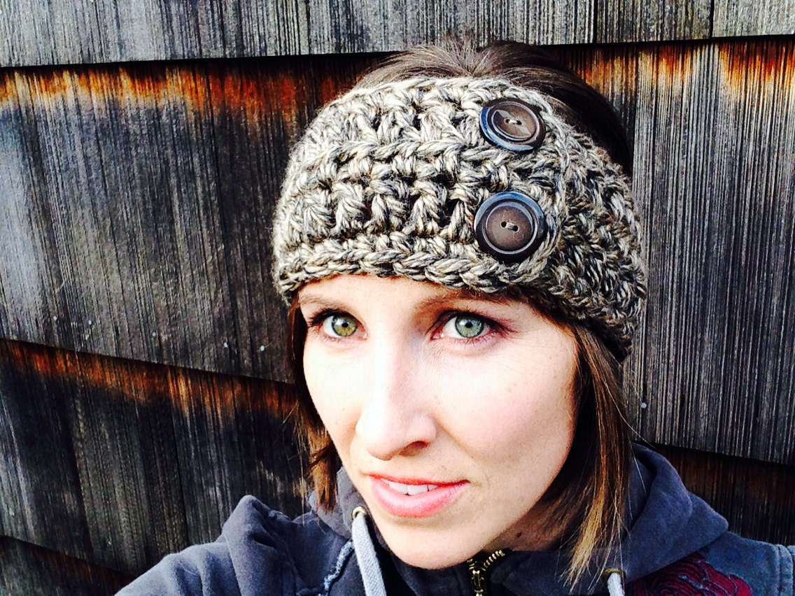 Headband ear warmer small neck warmer by FromThisToThatHat