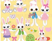 80% OFF Bunny clip art, pack of 14 clip arts, commercial use, vector graphics, digital clip art, digital images,AMB-370 Il_170x135