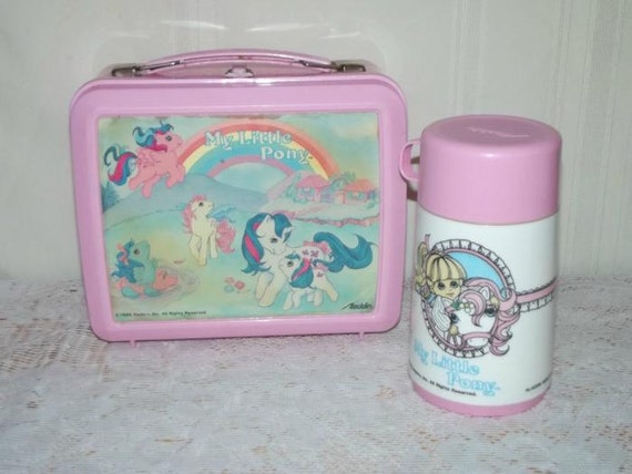 Vintage 1986 Hasbro MLP My Little Pony Lunch Box by JunkinMommaGin