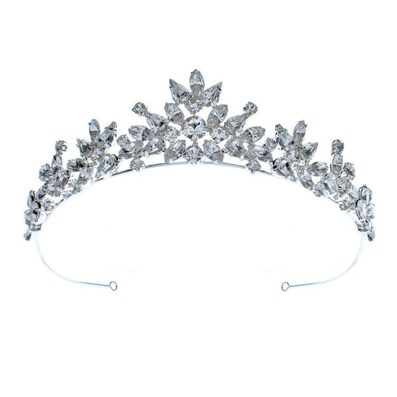 Elegant Sparkling Crystal Bridal Tiara