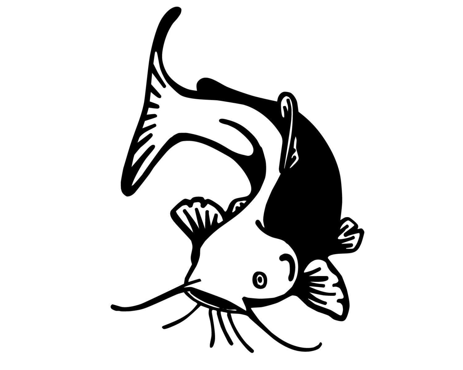 Download Catfish Fishing Decal Outdoorsman Fish Sticker Catfish