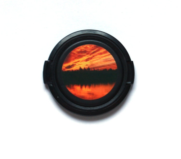 Custom camera lens cap with your design for Canon Nikon