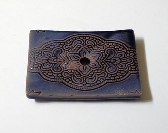 Soap dish, big size ceramic soap dish, blue color, clay, Home and living, house warming gift, birthday gift, bathroom, soap dishes