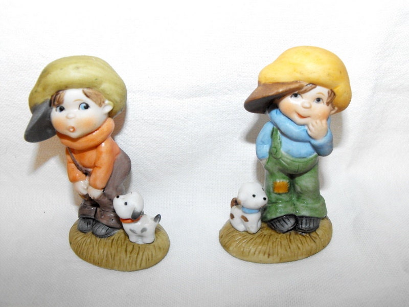 lefton china dog figurines