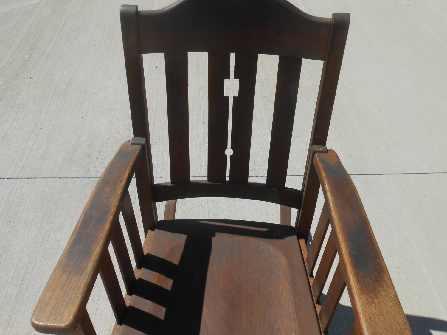 Vintage Wood Chair Mission Furniture Phoenix Chair Company.