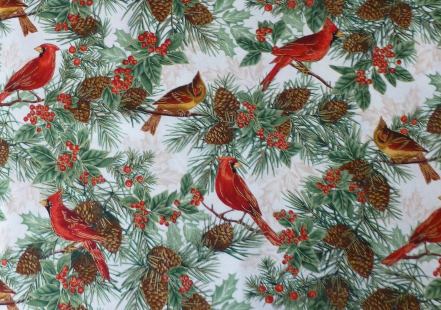 Cotton Fabric Home Decor Craft Christmas by SuesFabricNSupplies