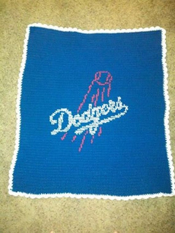 Sports Team Crocheted Baby Blanket by Slipknots on Etsy