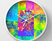 Popular items for turquoise blue clock on Etsy