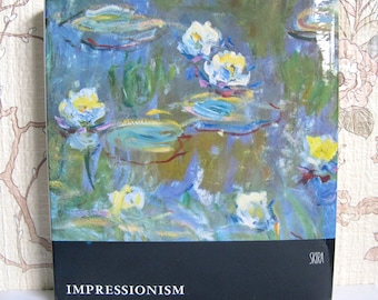Vintage Hardcover Art Book 1950s Impressionism Skira Vol 1 Art Book